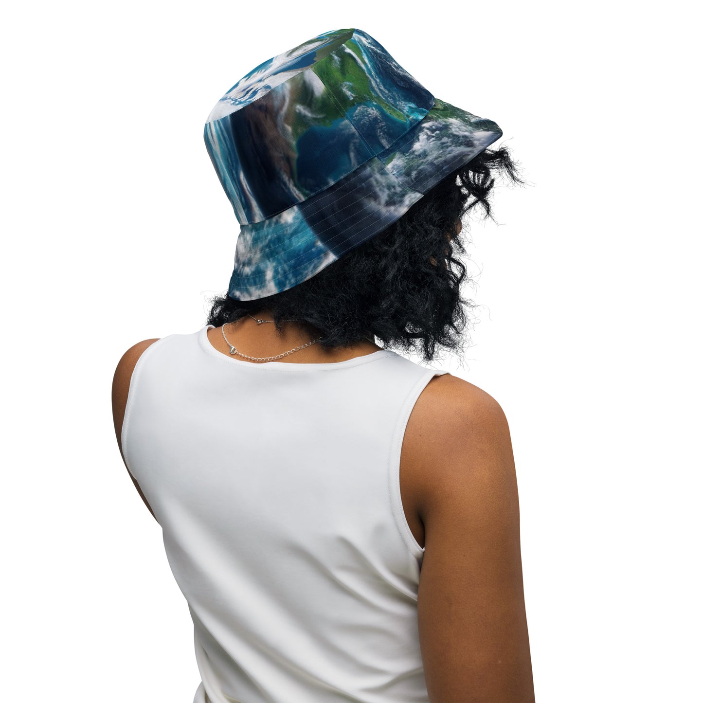Reversible Bucket Hat - Earth & Dream Big Act Bigger