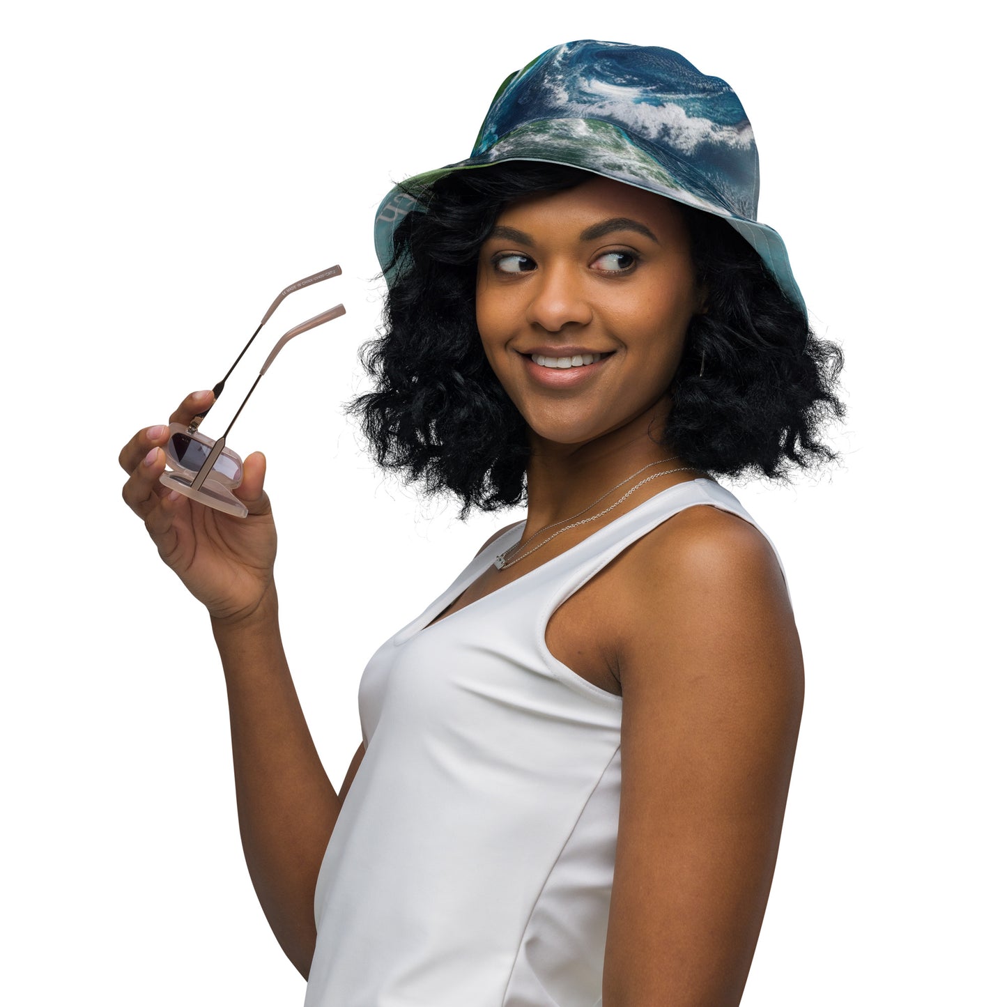 Reversible Bucket Hat - Earth & Dream Big Act Bigger
