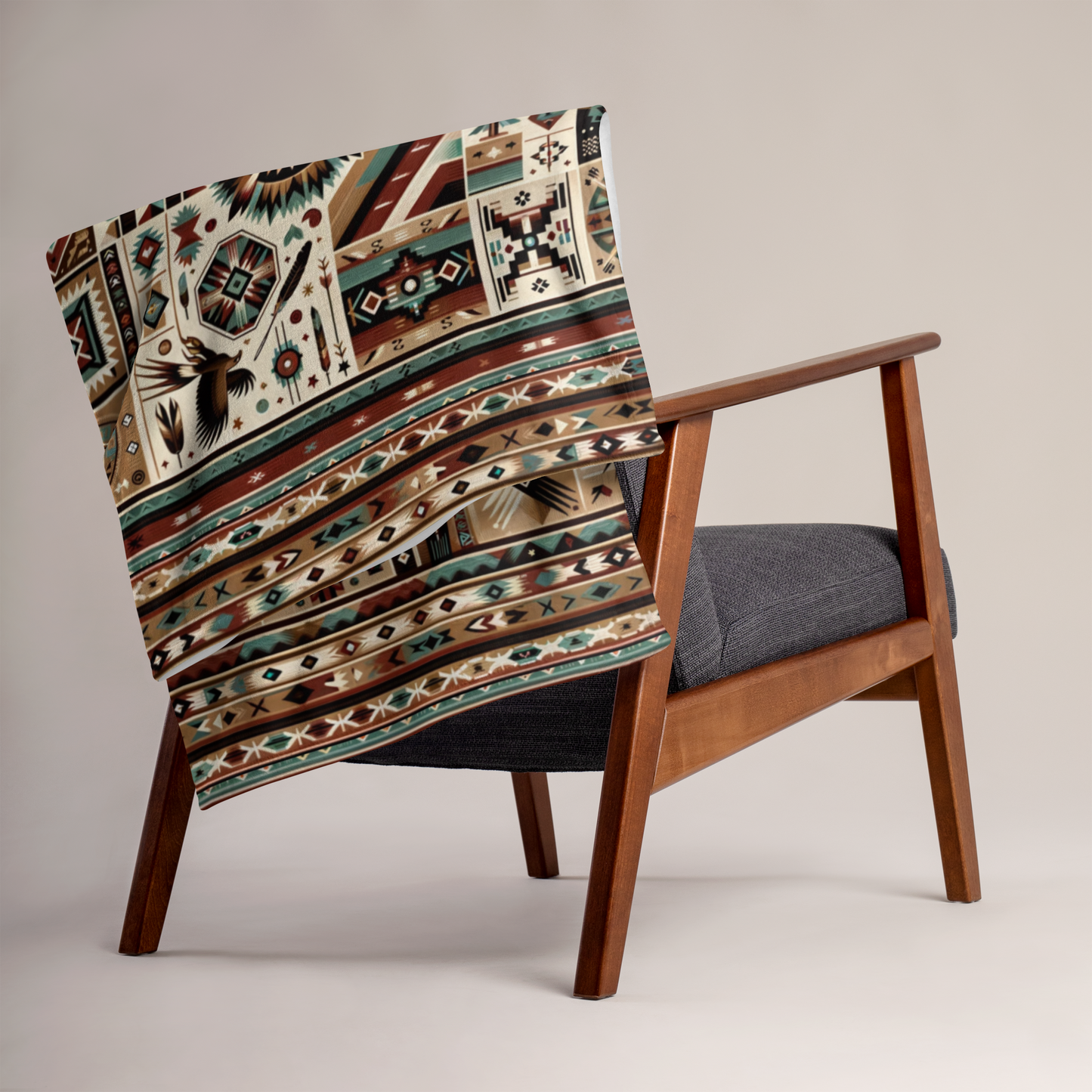 Native American Heritage Month Commemorative Throw Blanket