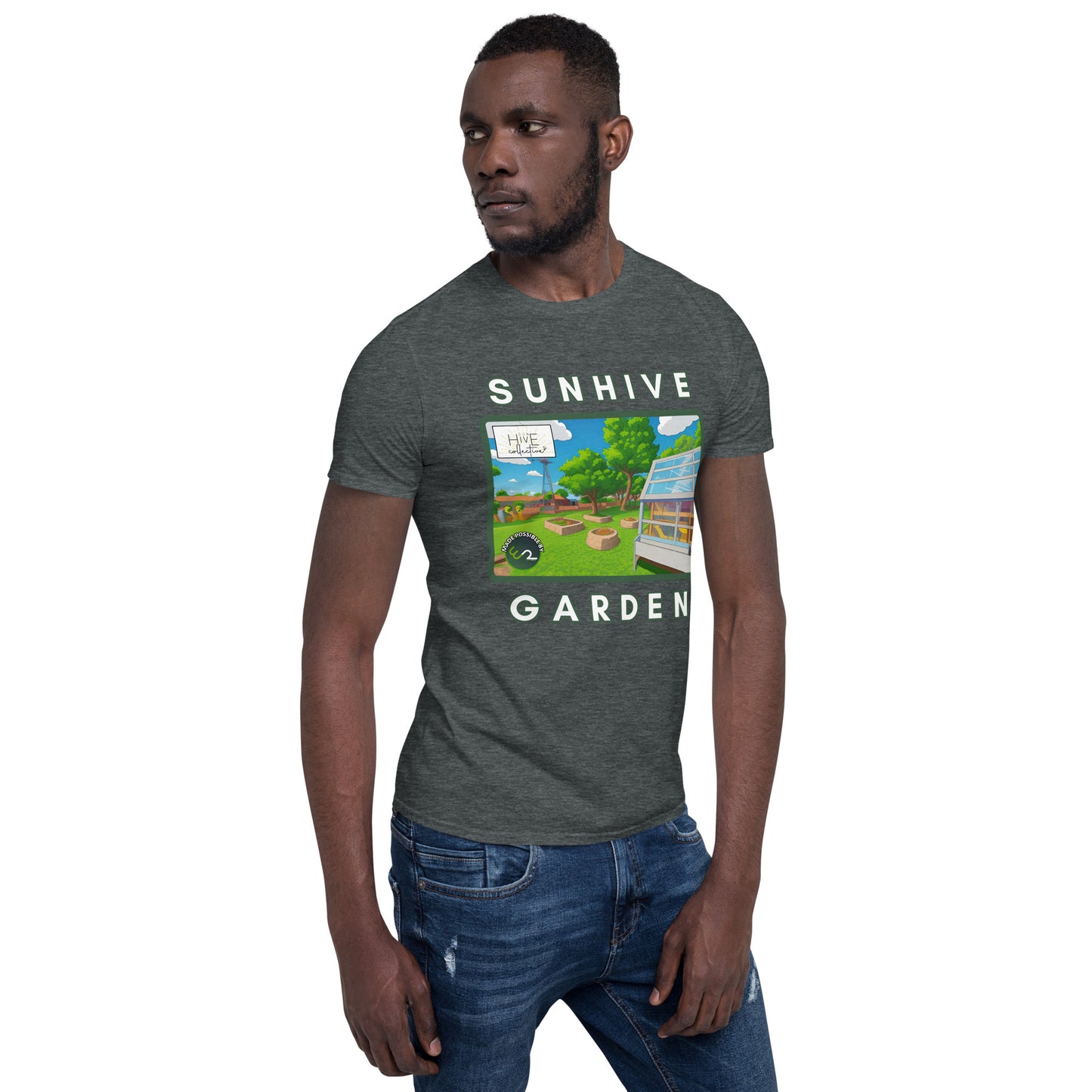 Commemorative SunHive Collective Community Garden Adult T-Shirt