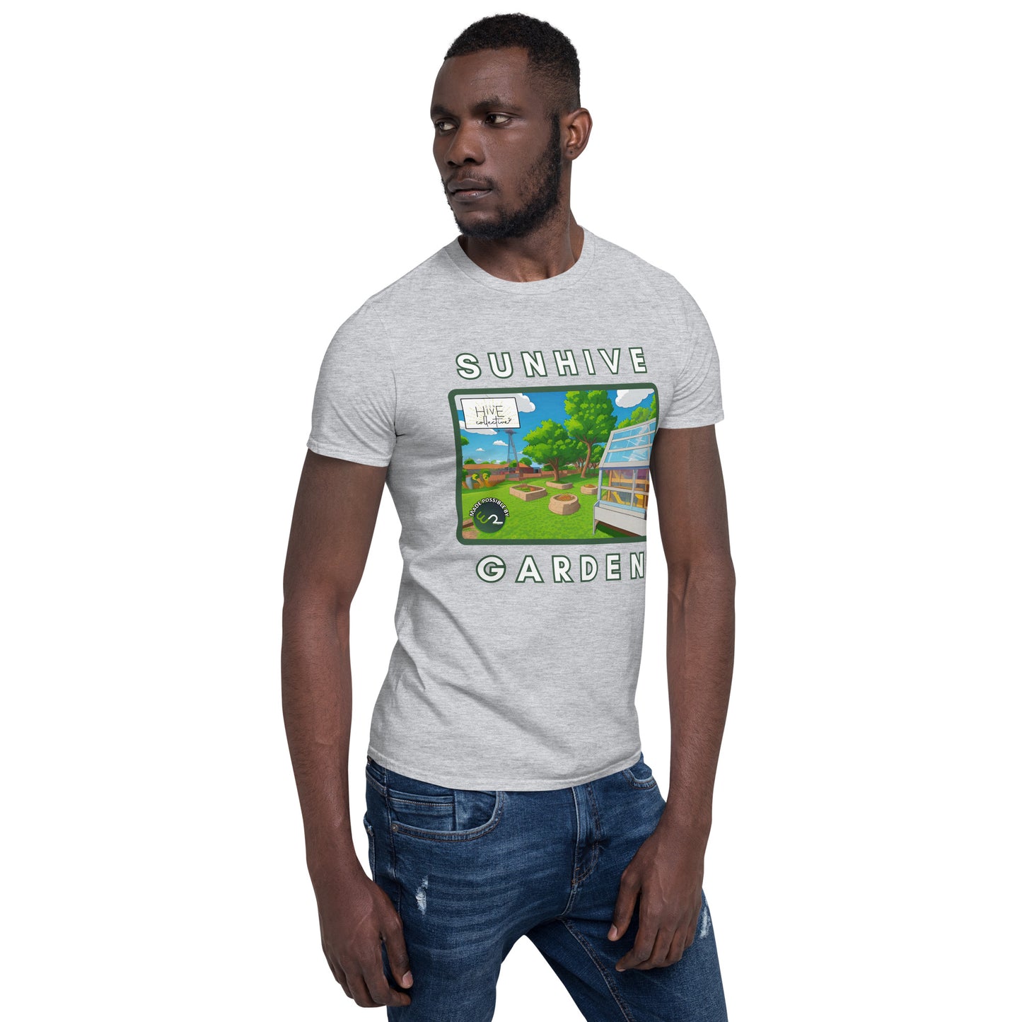Commemorative SunHive Collective Community Garden Adult T-Shirt