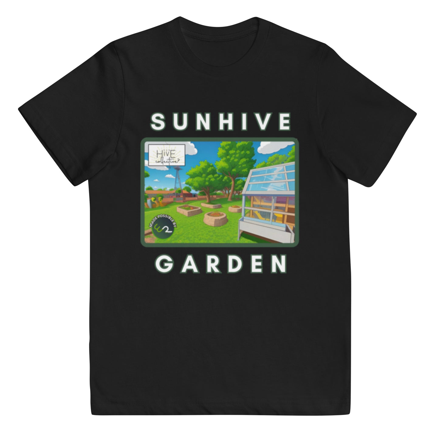 Commemorative SunHive Collective Community Garden Youth T-Shirt