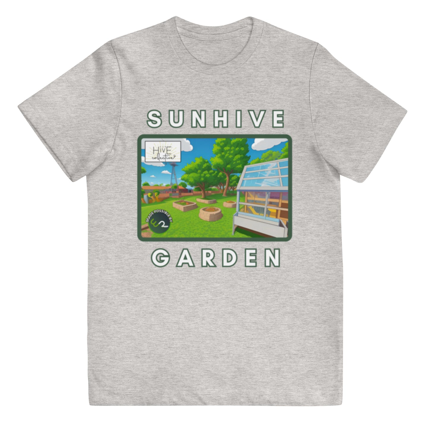 Commemorative SunHive Collective Community Garden Youth T-Shirt