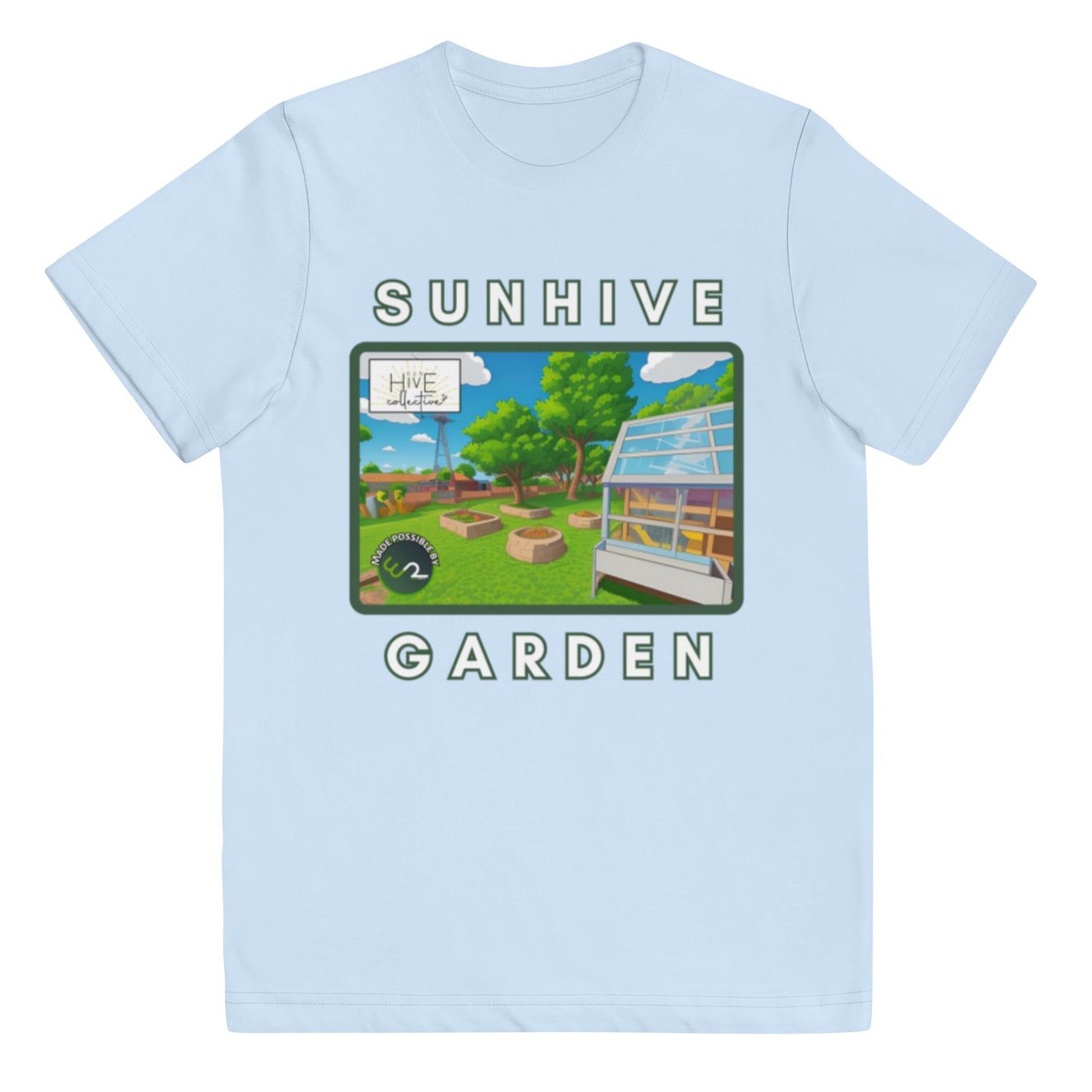 Commemorative SunHive Collective Community Garden Youth T-Shirt