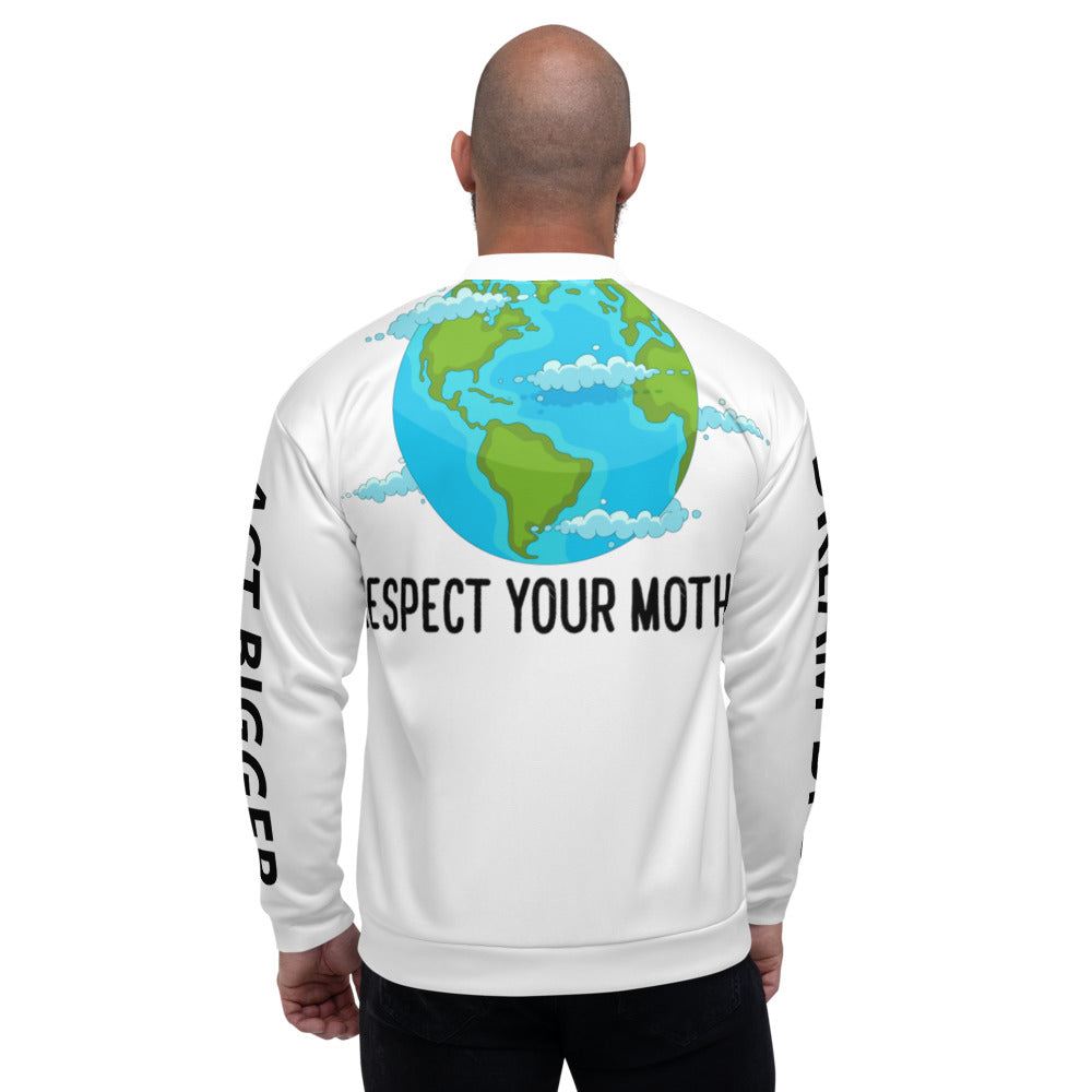 "Respect Your Mother" Bomber Jacket | Bomber Jacket | Earth Rebirth