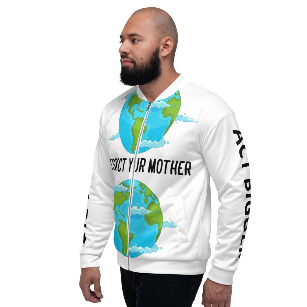 "Respect Your Mother" Bomber Jacket | Bomber Jacket | Earth Rebirth