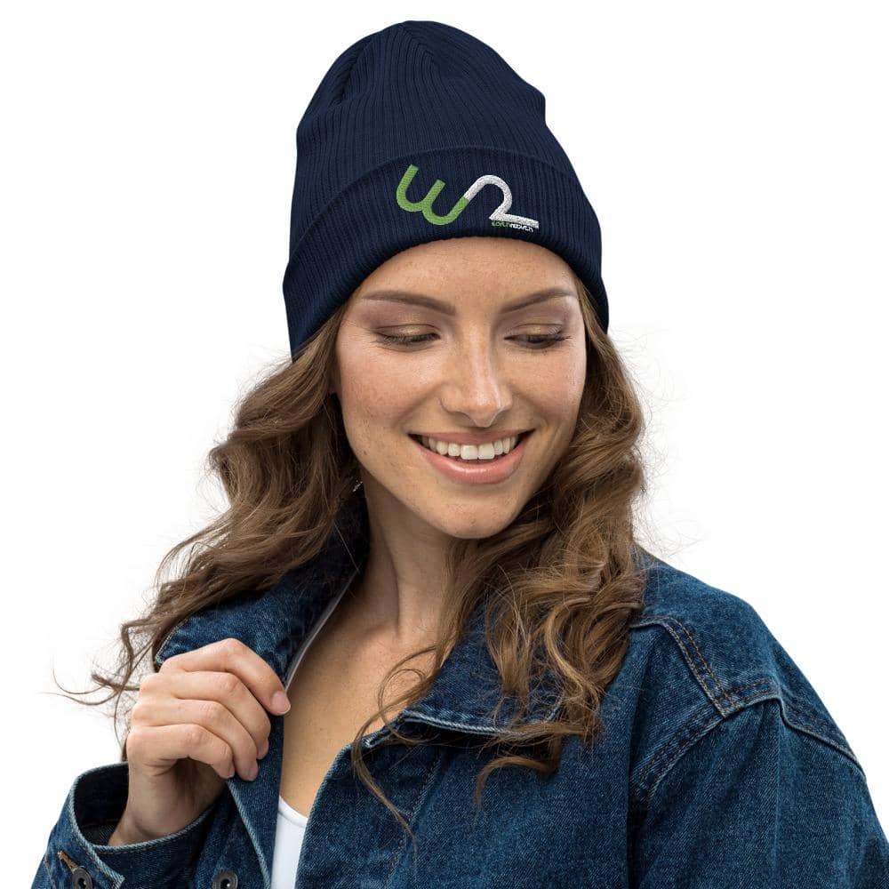Organic ribbed beanie: Earth Rebirth - Earth Rebirth