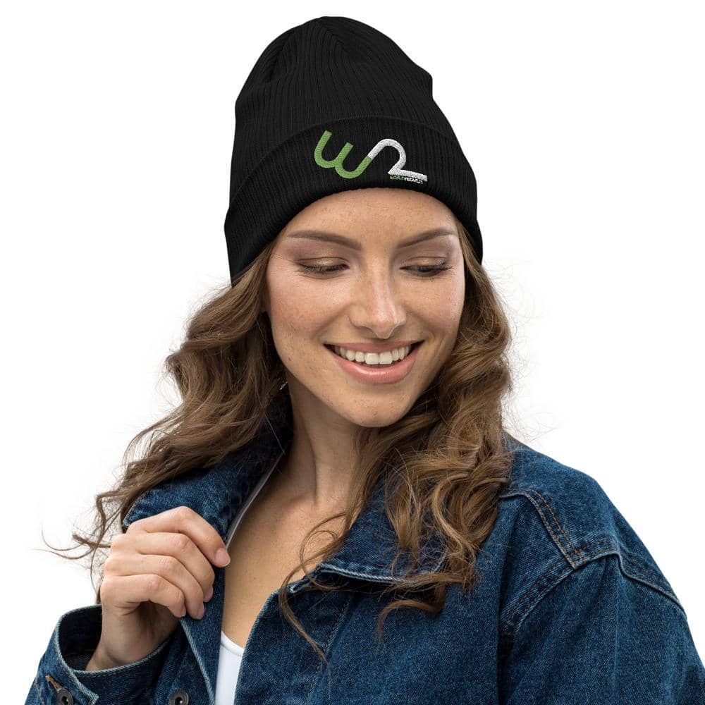 Organic ribbed beanie: Earth Rebirth - Earth Rebirth