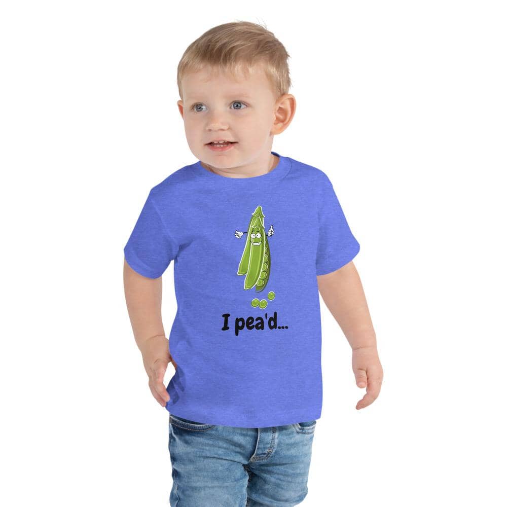 I Pea'd Toddler Short Sleeve Tee - Earth Rebirth