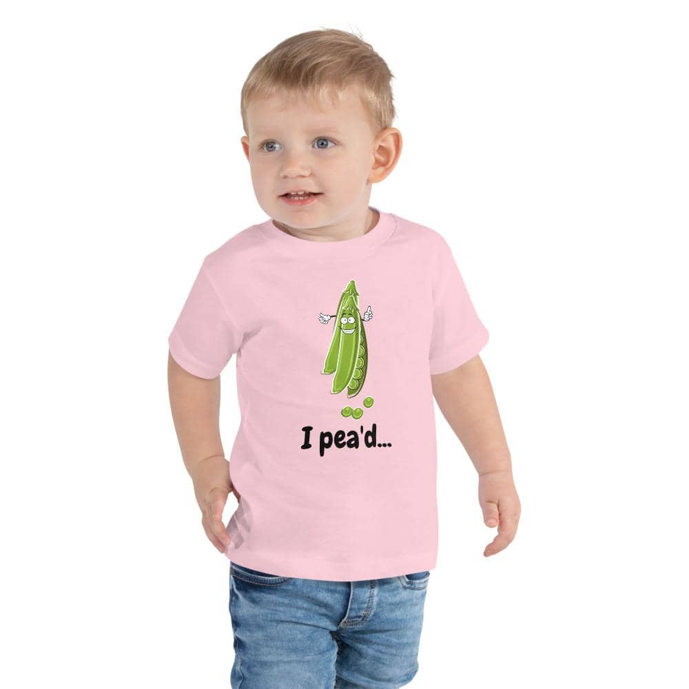 I Pea'd Toddler Short Sleeve Tee - Earth Rebirth