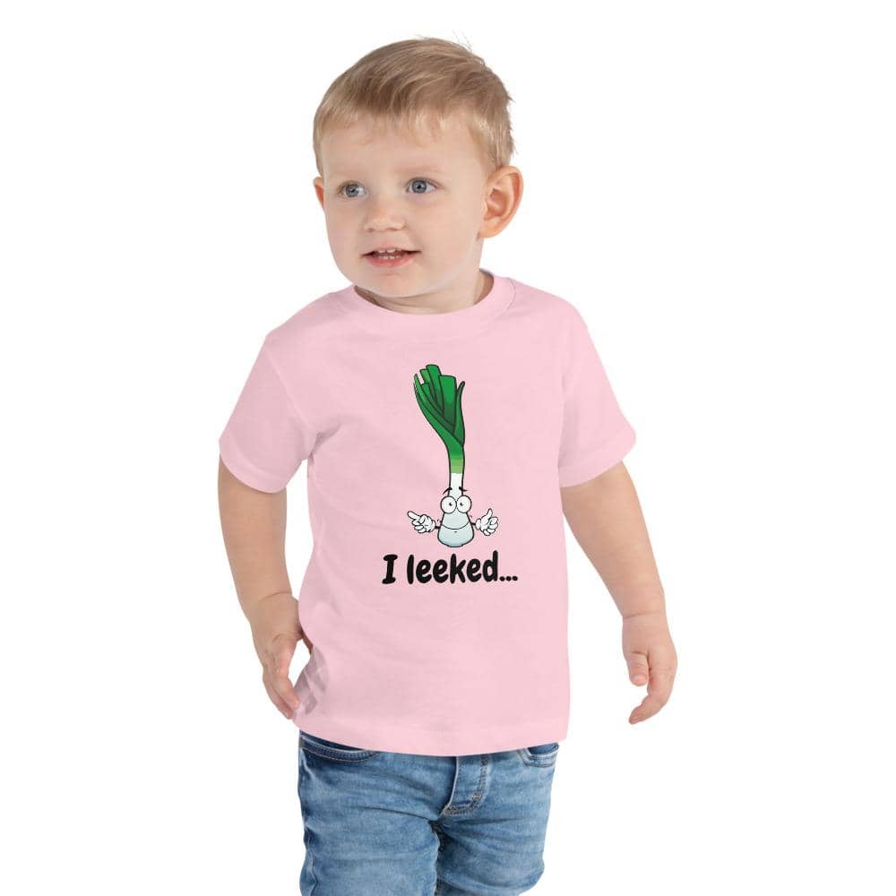 I Leeked Toddler Short Sleeve Tee - Earth Rebirth