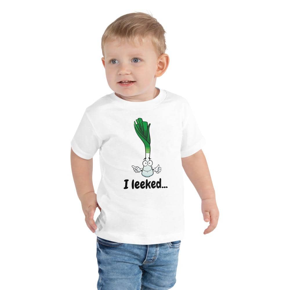 I Leeked Toddler Short Sleeve Tee - Earth Rebirth