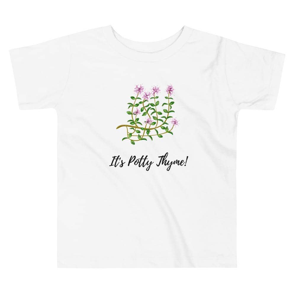 Potty Thyme Toddler Short Sleeve Tee - Earth Rebirth