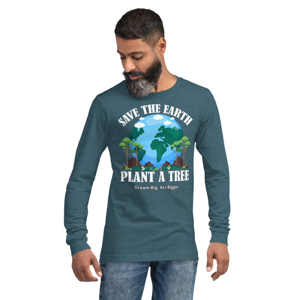 "Plant a Tree" Unisex Long Sleeve Shirt | T-Shirt | Earth Rebirth