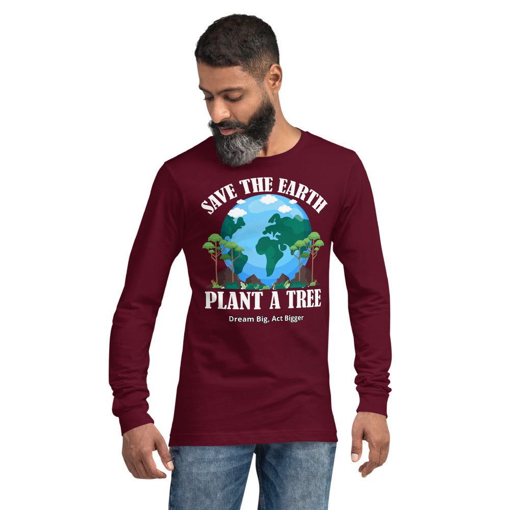 "Plant a Tree" Unisex Long Sleeve Shirt | T-Shirt | Earth Rebirth
