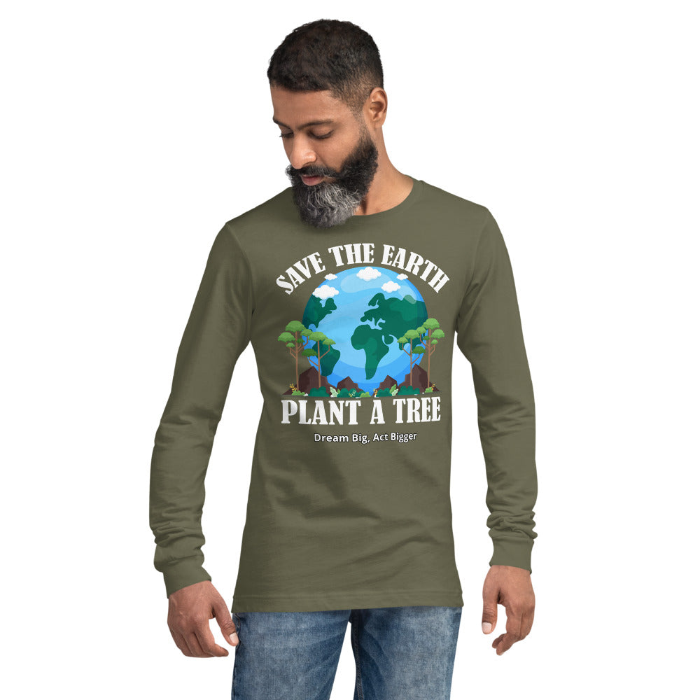 "Plant a Tree" Unisex Long Sleeve Shirt | T-Shirt | Earth Rebirth