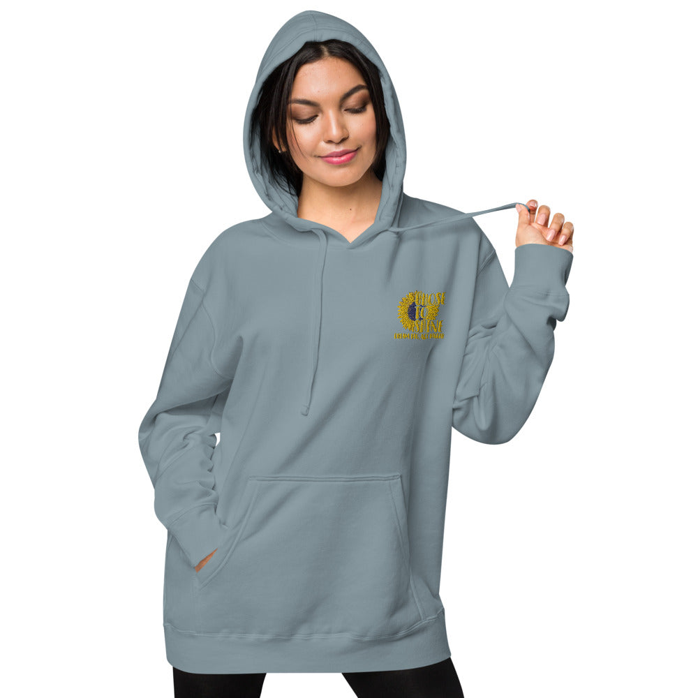 Chose to Shine Unisex pigment dyed hoodie - Earth Rebirth