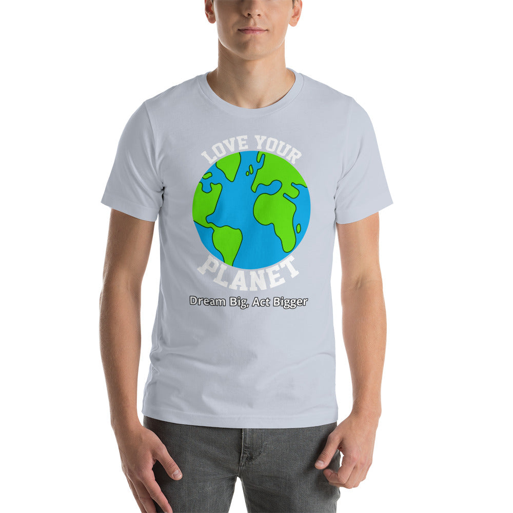 "Love Your Planet" Short-Sleeve Shirt | Earth Rebirth | Earth Rebirth