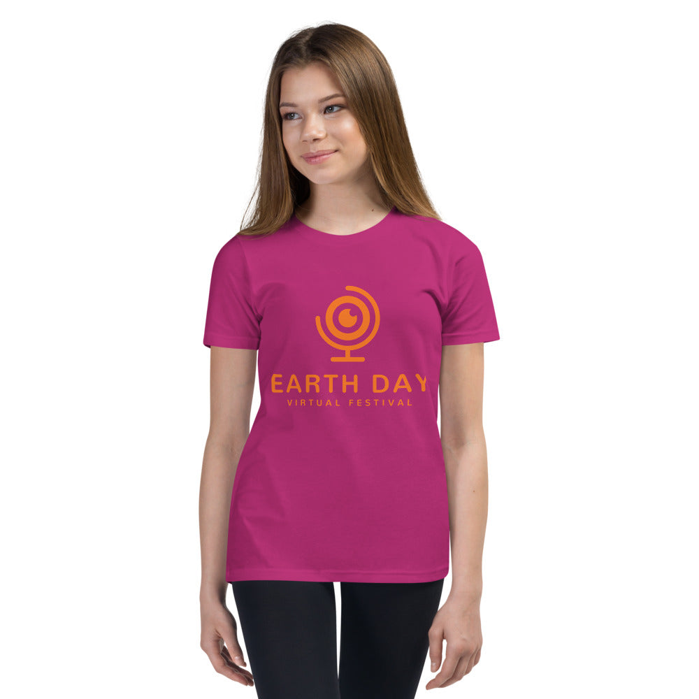 Earth Day Virtual Festival Youth Short Sleeve T-Shirt - Earth Rebirth