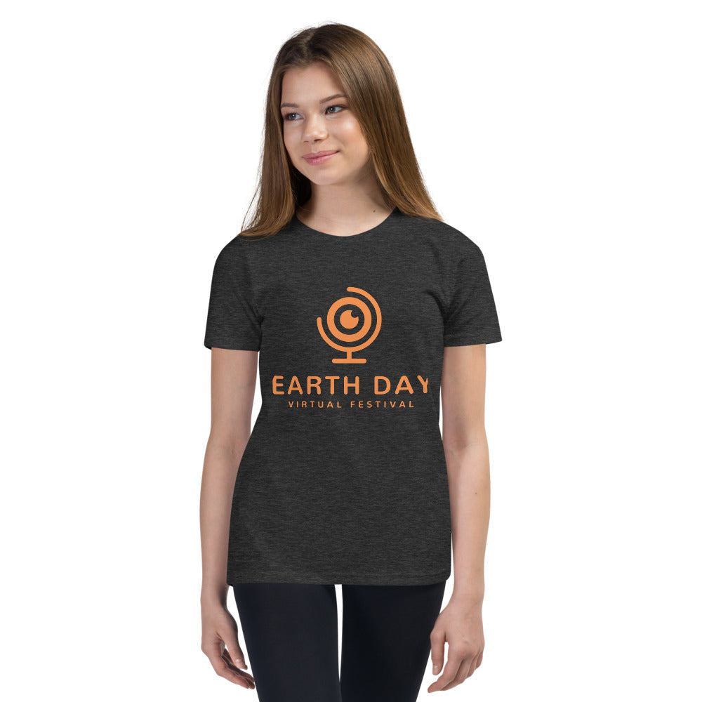 Earth Day Virtual Festival Youth Short Sleeve T-Shirt - Earth Rebirth