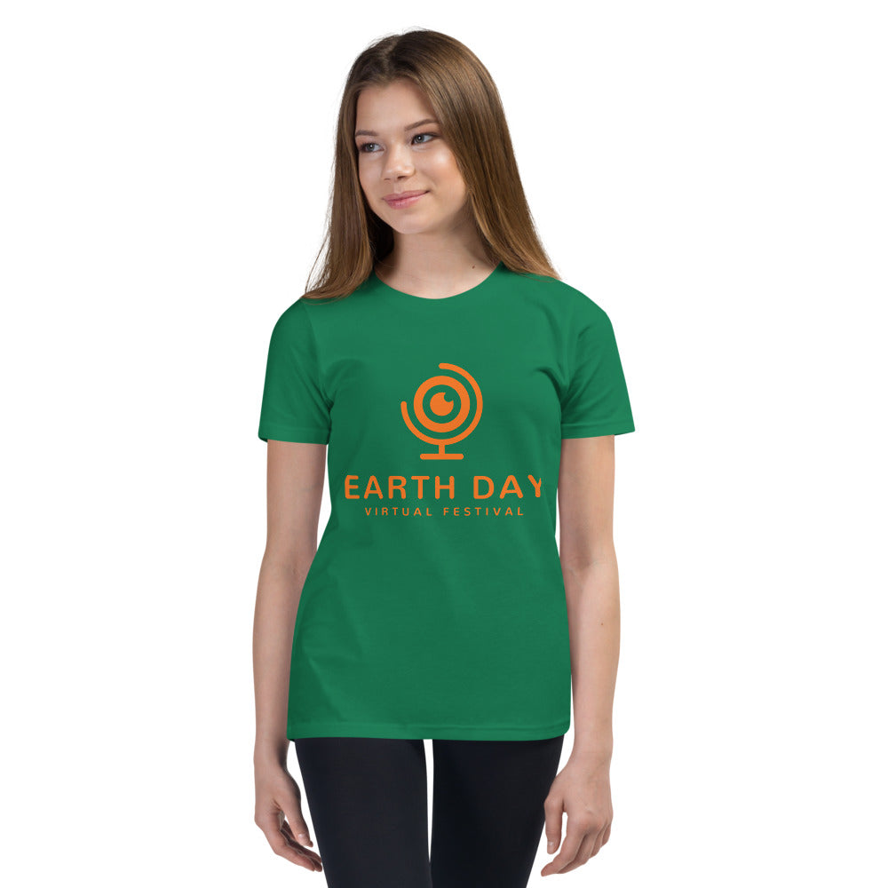 Earth Day Virtual Festival Youth Short Sleeve T-Shirt - Earth Rebirth