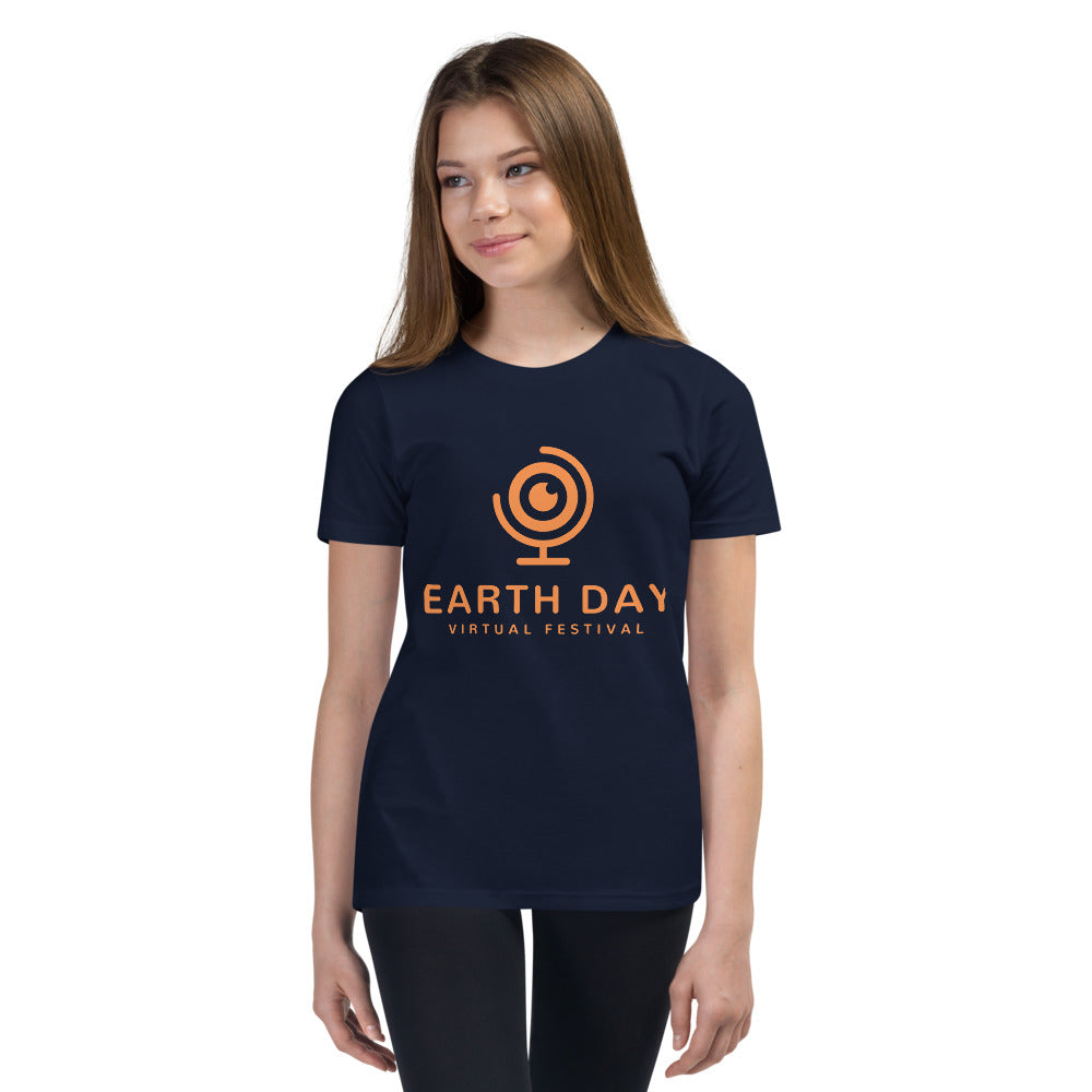 Earth Day Virtual Festival Youth Short Sleeve T-Shirt - Earth Rebirth