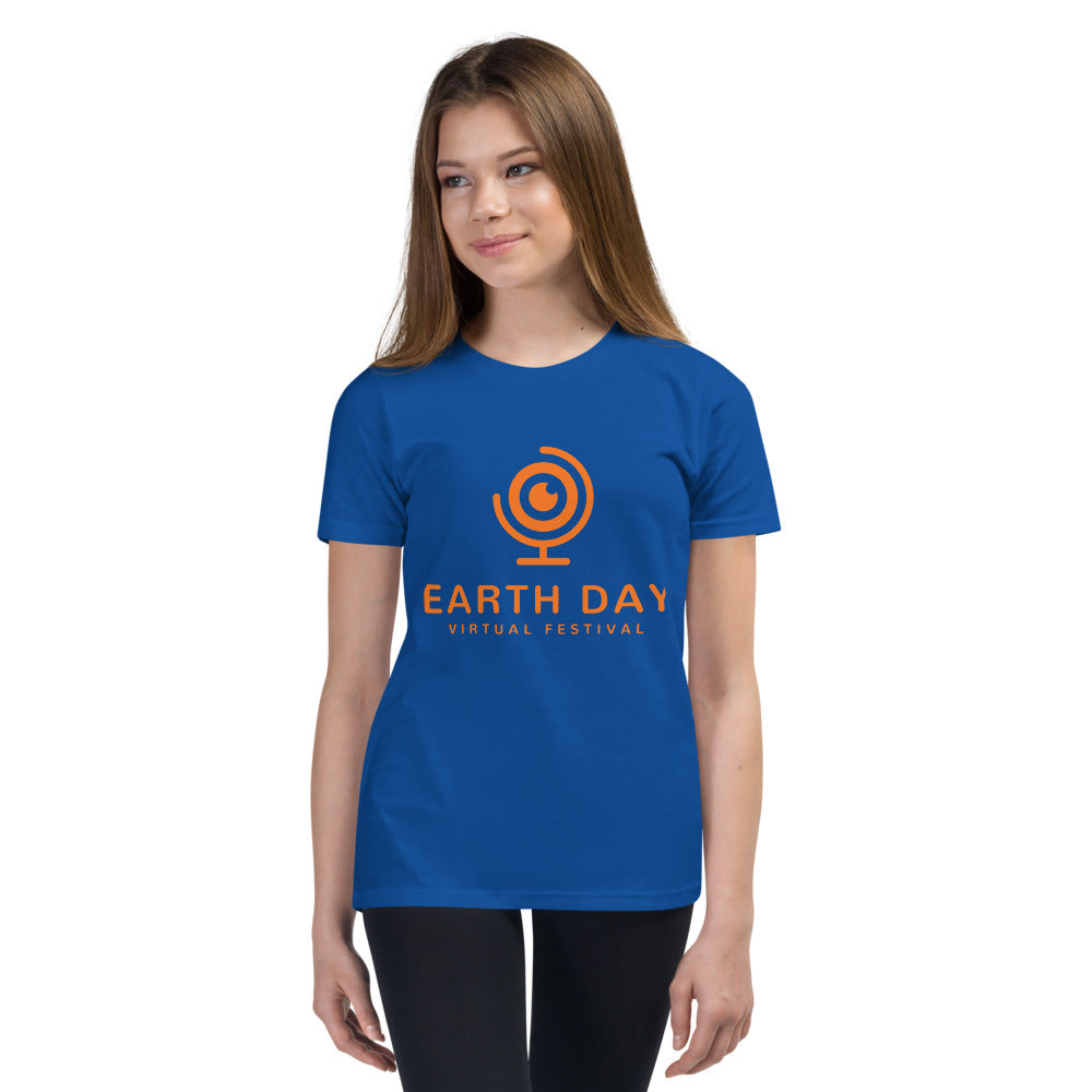 Earth Day Virtual Festival Youth Short Sleeve T-Shirt - Earth Rebirth