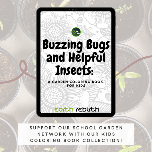 Buzzing Bugs & Helpful Insects Coloring Book