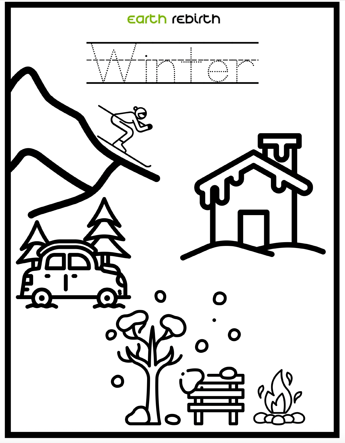 Colorful Season Coloring Book for Kids