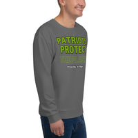 Eco-Patriot Unisex Sweatshirt – Sustainable & Recycled Materials with Patriots Protect the Planet