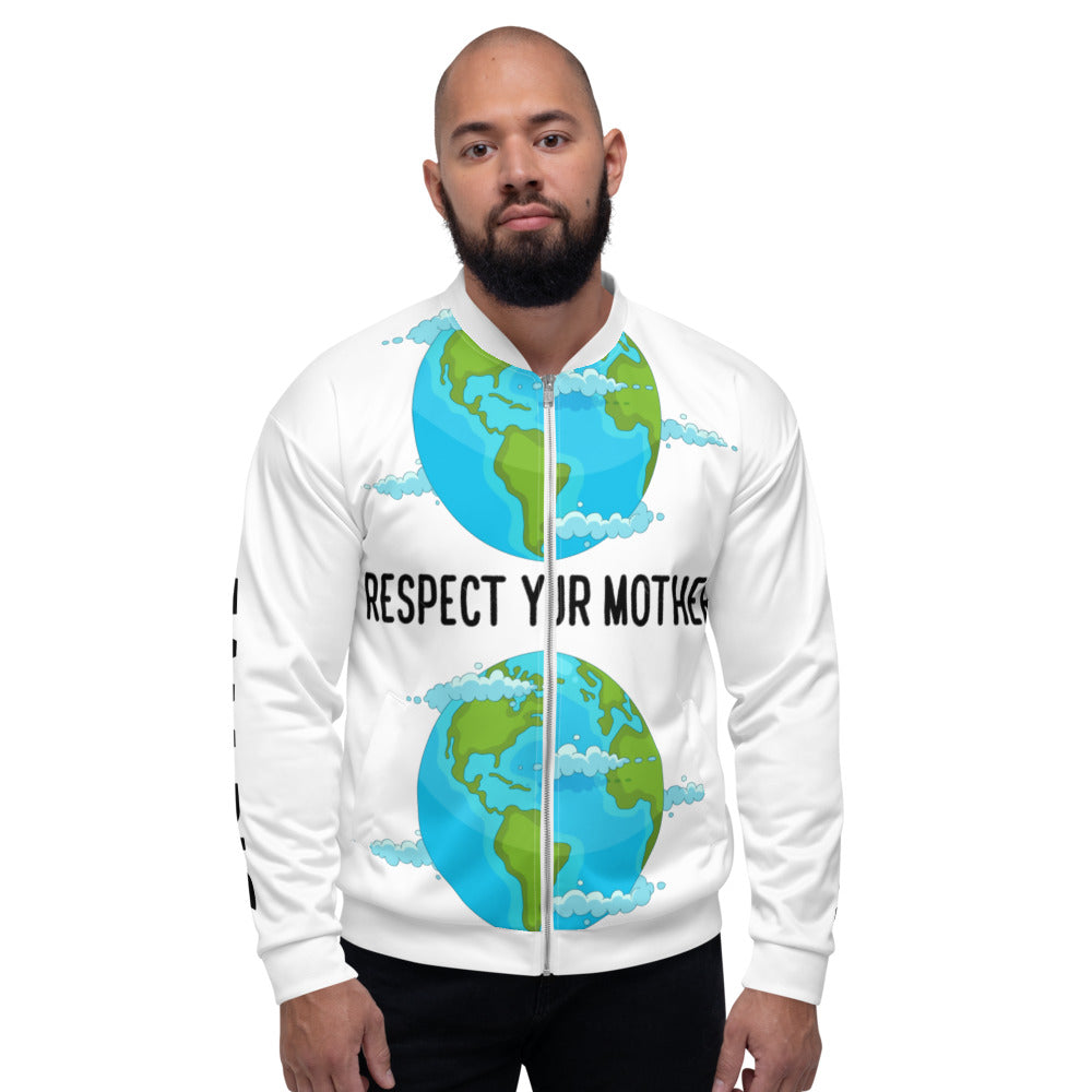 "Respect Your Mother" Bomber Jacket | Bomber Jacket | Earth Rebirth