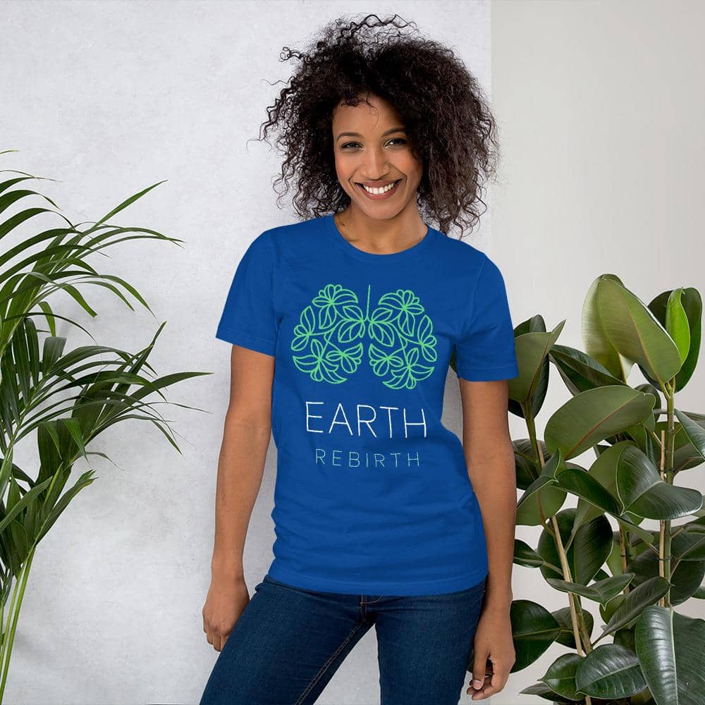 Lungs of Nature ER Short-Sleeve Unisex T-Shirt - Earth Rebirth