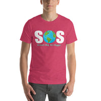 "SOS" Short-Sleeve Unisex T-Shirt | Unisex T-Shirt | Earth Rebirth